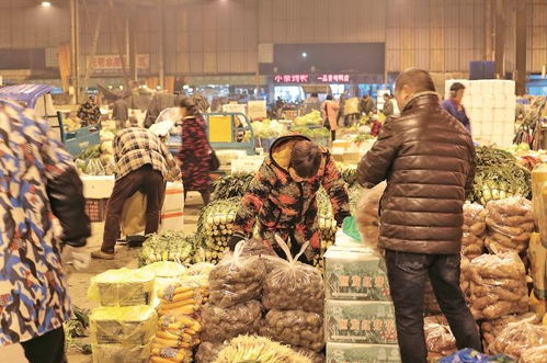 环城北路上的农副产品市场,年前忙成什么样 赶紧看看